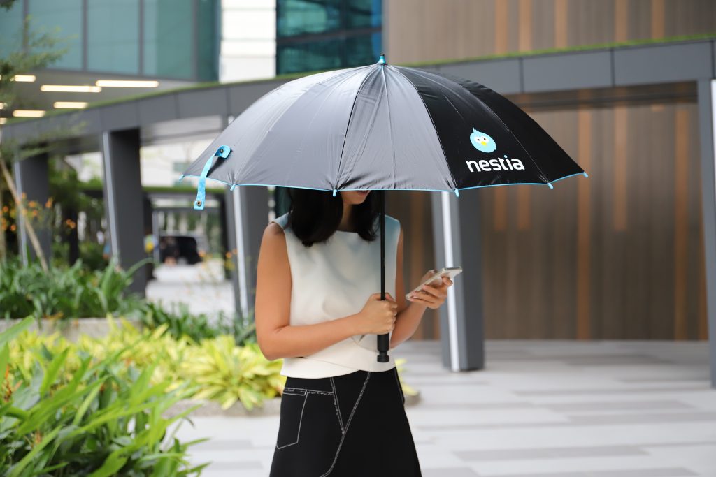 Nestia offers free 24-hour umbrella use during rainy season - Inside Recent