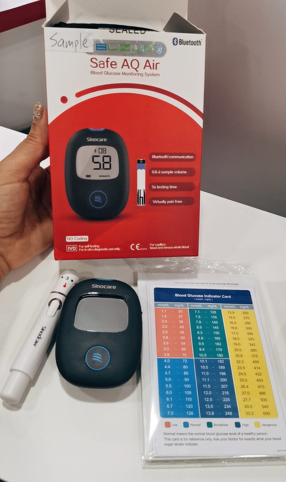 Sophisticated and accurate Buzud blood glucose meters Inside Recent